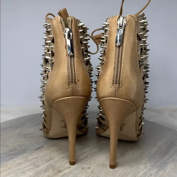 Sam Edelman Studded Tan High Heel Sandals size 6M