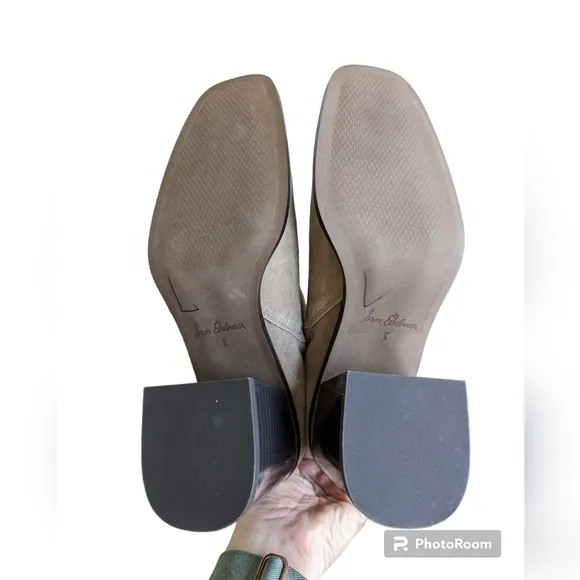 Sam Edelman Winnie suede tan boots sz 8 NWOT