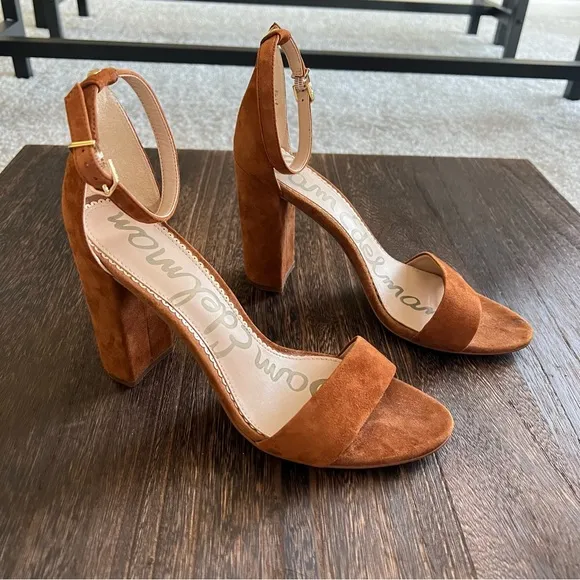 Sam Edelman Yaro Suede Block Heeled Sandals