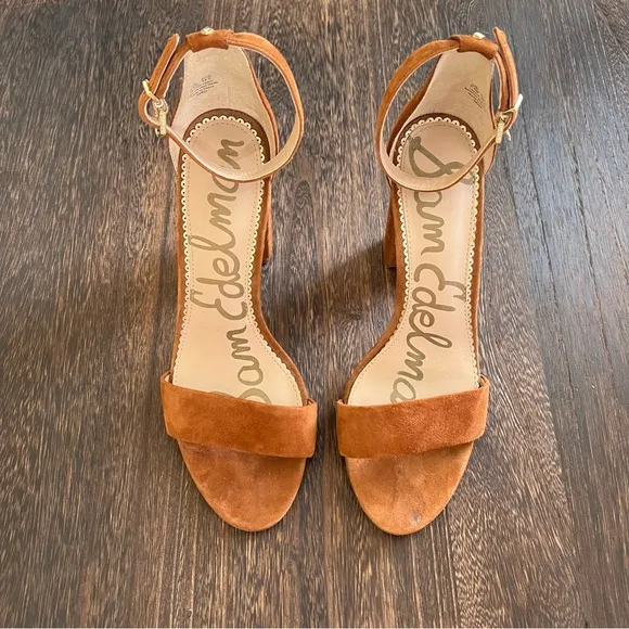 Sam Edelman Yaro Suede Block Heeled Sandals