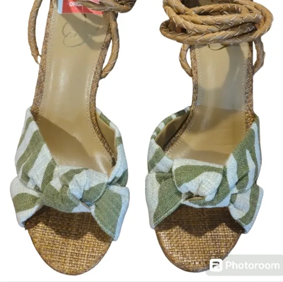 Sam Edelman Bodhi Block Heel Ankle Wrap Sandal