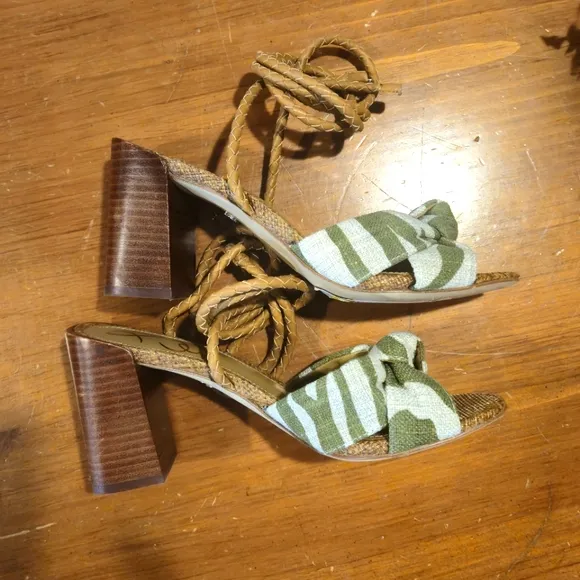 Sam Edelman Bodhi Block Heel Ankle Wrap Sandal