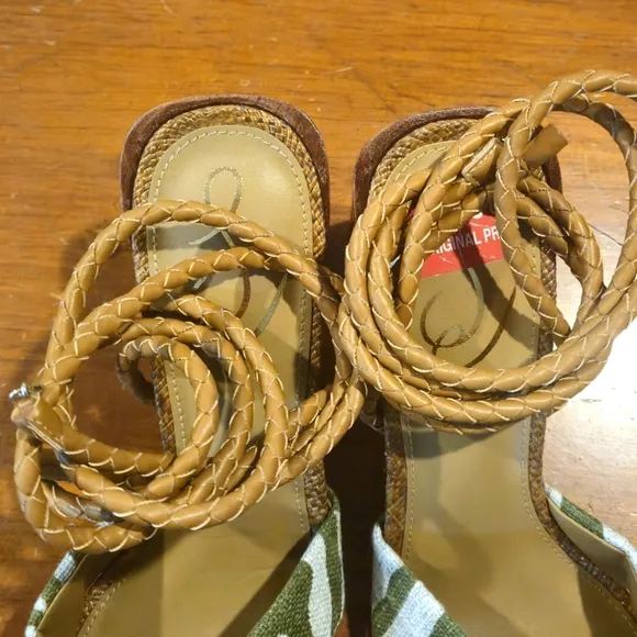 Sam Edelman Bodhi Block Heel Ankle Wrap Sandal