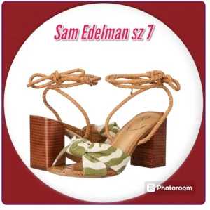 Sam Edelman Bodhi Block Heel Ankle Wrap Sandal
