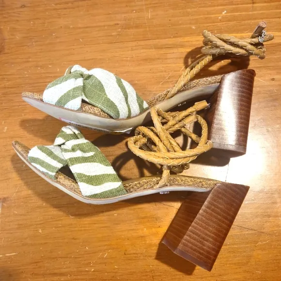 Sam Edelman Bodhi Block Heel Ankle Wrap Sandal