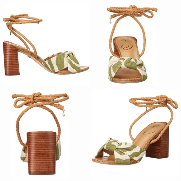 Sam Edelman Bodhi Block Heel Ankle Wrap Sandal