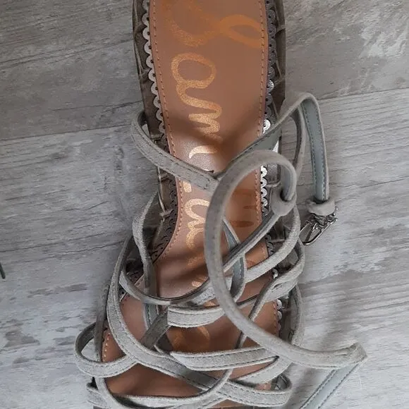 Sam Edelman Daffodil green block heel sandals