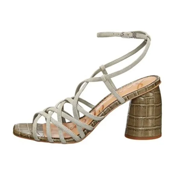 Sam Edelman Daffodil green block heel sandals