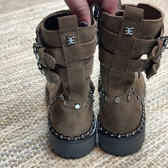 Sam Edelman Jennifer Studded Combat Boots
