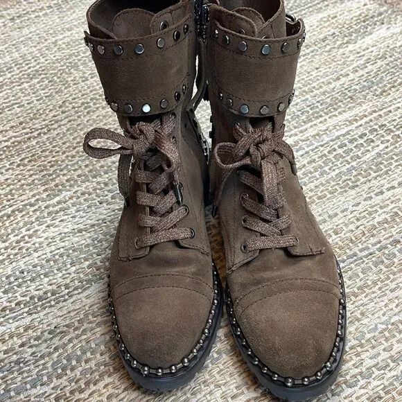 Sam Edelman Jennifer Studded Combat Boots