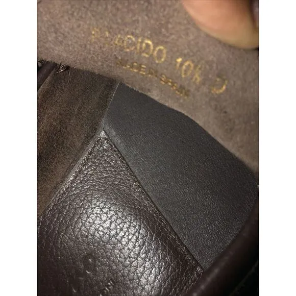 Sandrino By Sandro Moscoloni Placido Leather Penny Loafers 10.5D Shoes Brown