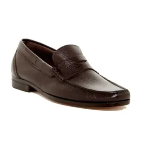 Sandrino By Sandro Moscoloni Placido Leather Penny Loafers 10.5D Shoes Brown
