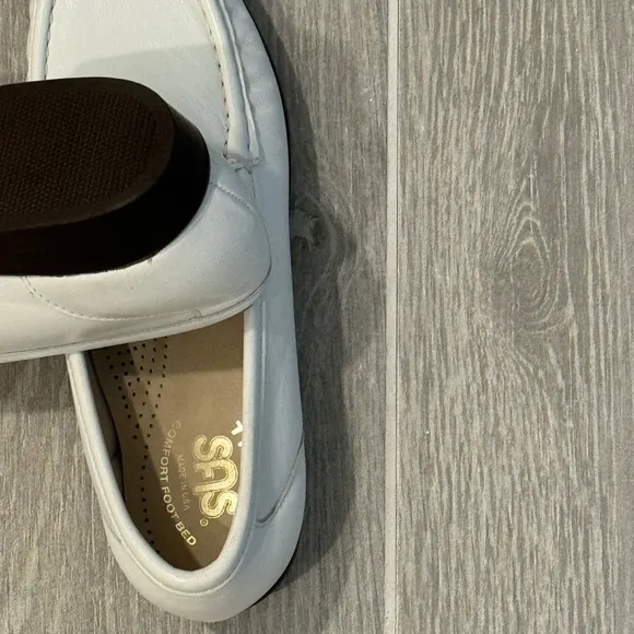 SAS Women's White Loafers