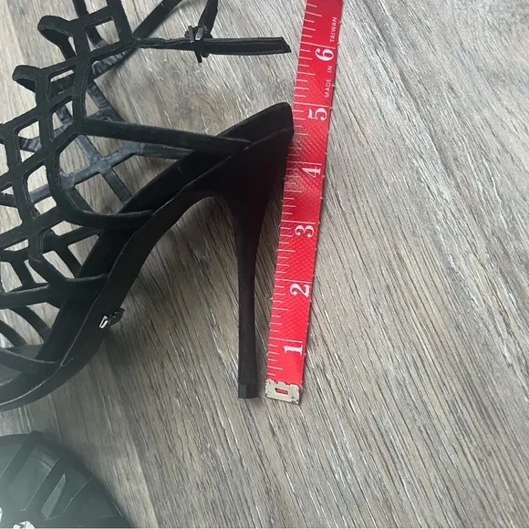 Schutz cage high heel sandals