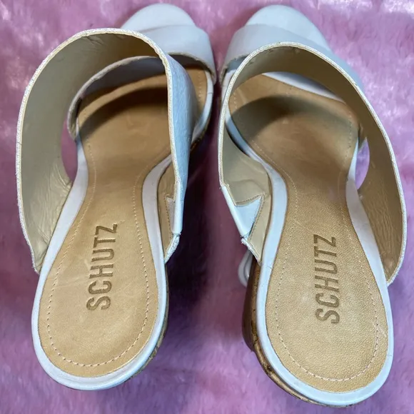 SCHUTZ Cork Wedge Sandals