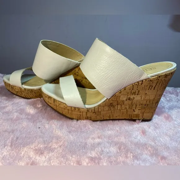 SCHUTZ Cork Wedge Sandals