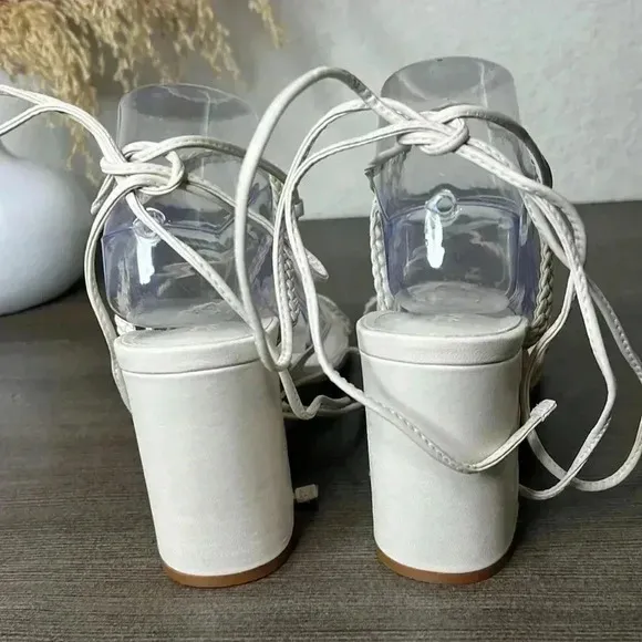 Schutz Maxima Block Sandals Size 10.5B