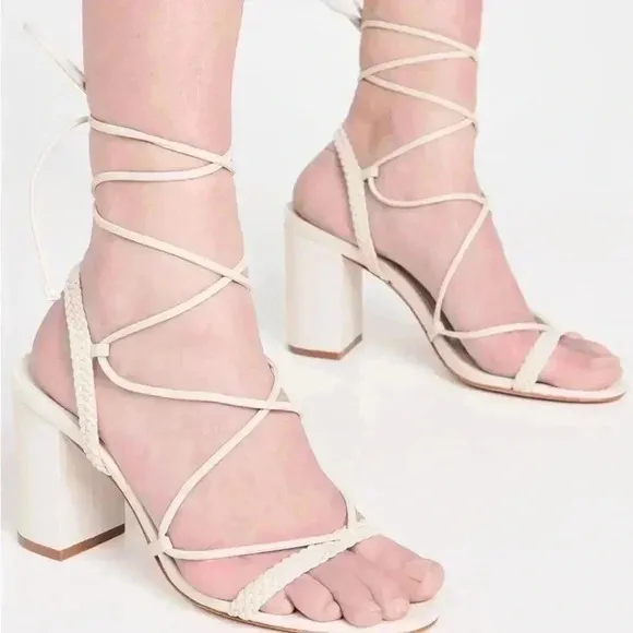 Schutz Maxima Block Sandals Size 10.5B