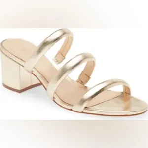 Schutz Olly Block Heel Sandal  Sz 10.5B