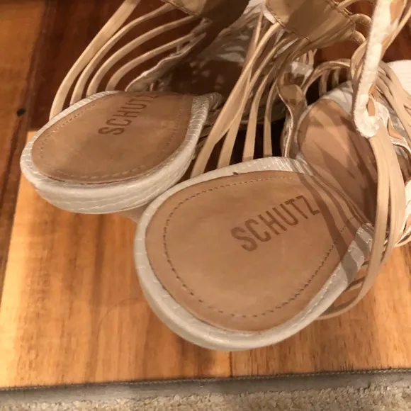 SCHUTZ ….strappy high heel sandals