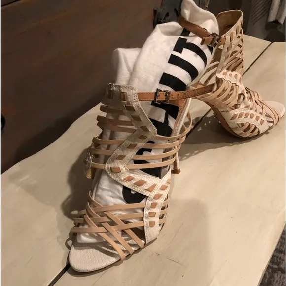 SCHUTZ ….strappy high heel sandals