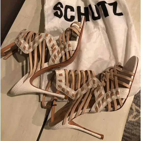 SCHUTZ ….strappy high heel sandals