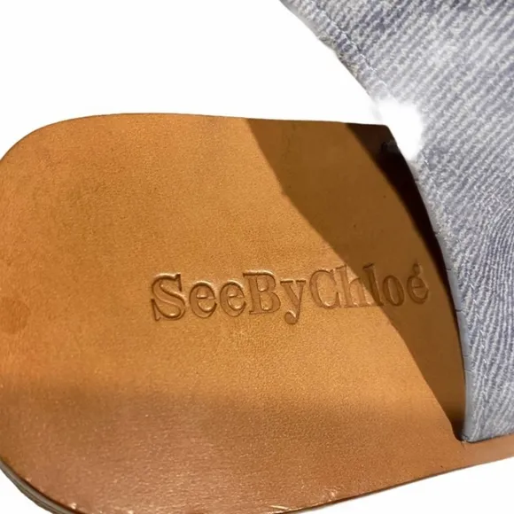 SEE BY CHLOE Gladiator Denim Sandals