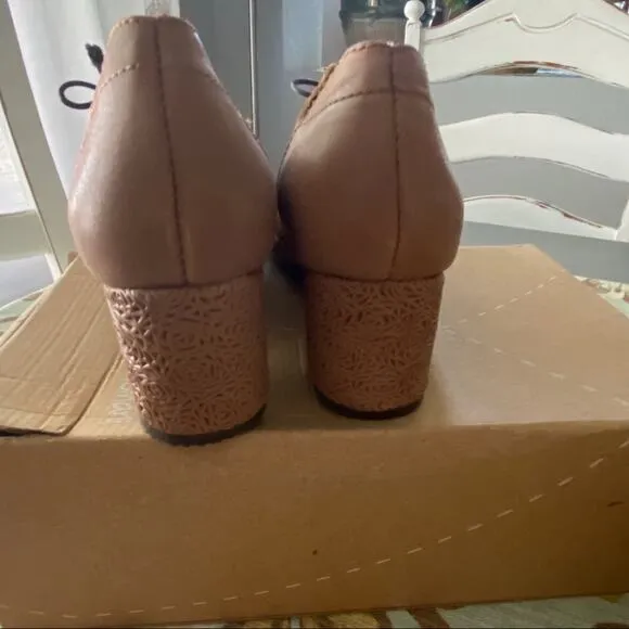 Sergio Tomani Elida Chunky Heel Shoes NEW 41 10.5