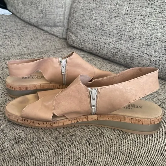 Sesto Meucci Sylke Tan Beige Sandals Size 10