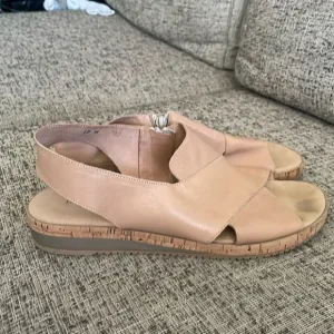 Sesto Meucci Sylke Tan Beige Sandals Size 10