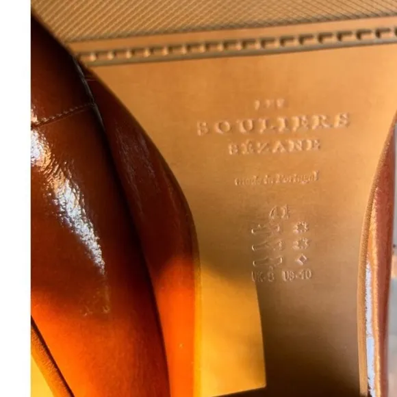 SEZANE Georgia Polished Platform Heels Mary Jane Shoes Size 41 FR 10 US