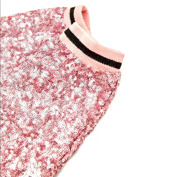 Shimmery Sequin Sock Style Floral Slingback Heels