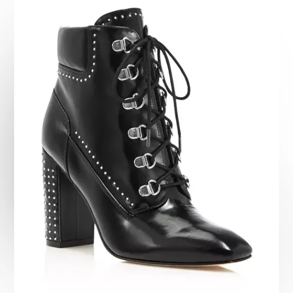 Sigerson Morrison studded block heel Boots
