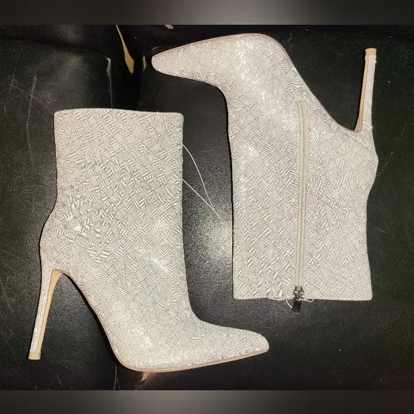 Silver Elditas Heel Boots