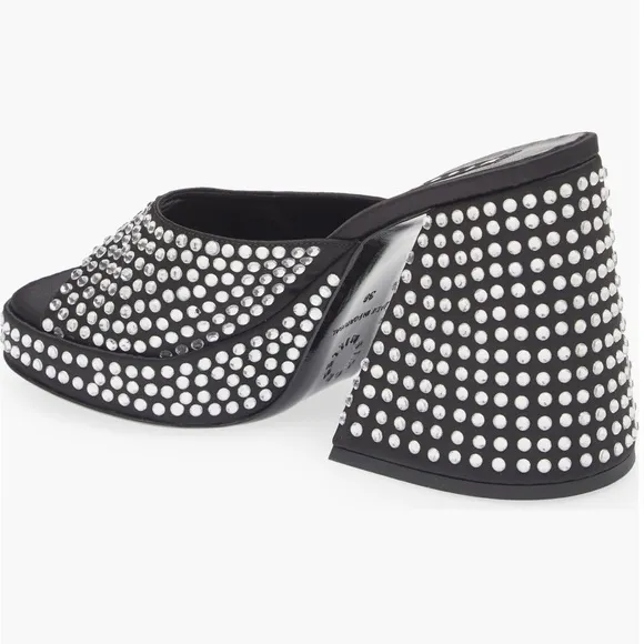 Simon Miller black crystal sandals