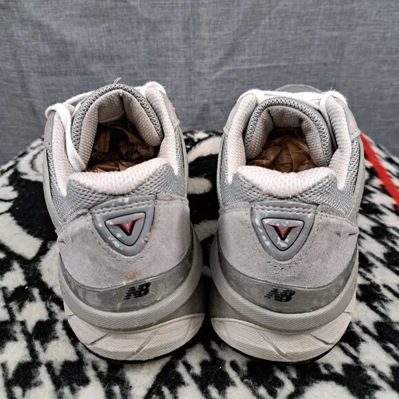 Size 9 New Balance 990v5 Made In USA Grey M990GL5 Shoes Sneakers Men's