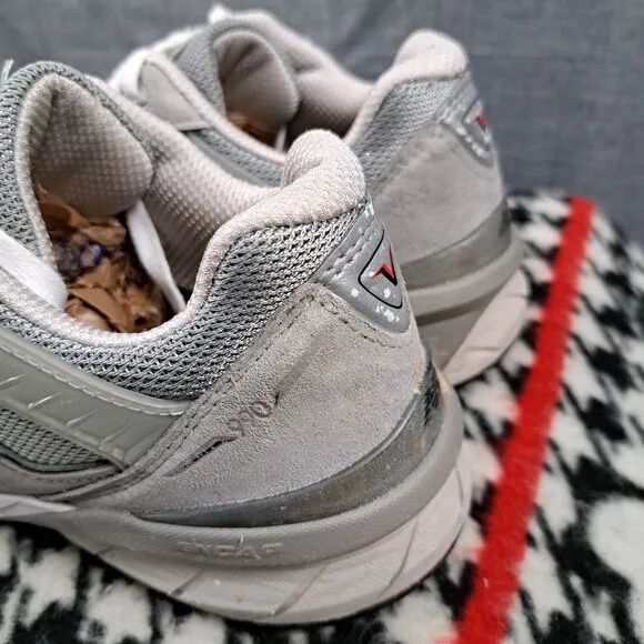 Size 9 New Balance 990v5 Made In USA Grey M990GL5 Shoes Sneakers Men's