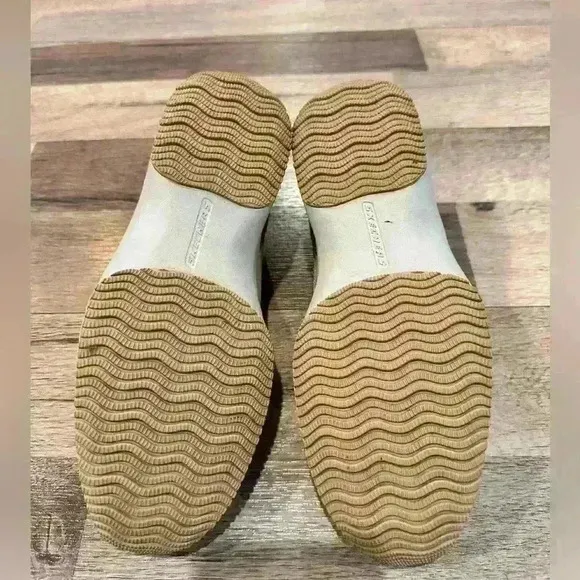 Skechers Gold &amp; Tan Wedge Fit Shoes Sz. 7.5