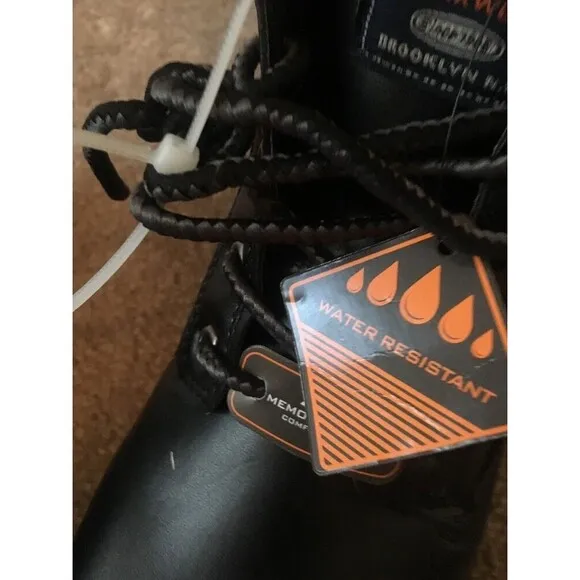 Smith's Workwear Men's Size 6 Faux Leather Boots Work Casual Black
