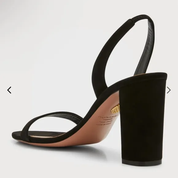 So Nude Block-Heel Halter Sandals