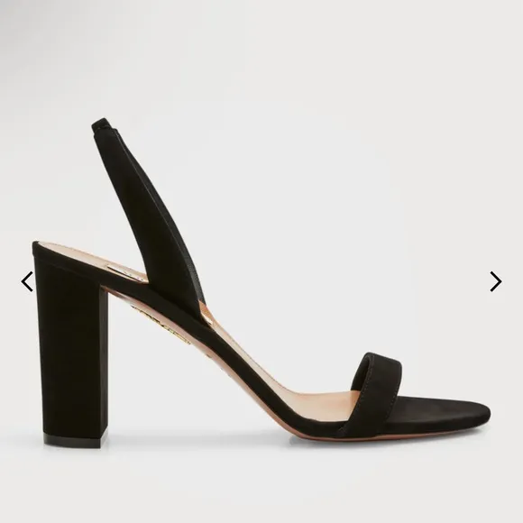 So Nude Block-Heel Halter Sandals