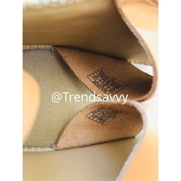 Soludos Leather Platform Sandal Strappy Ankle Buckle Heel Shoes Size 10 NWT
