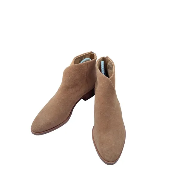 Soludos Venetian Tan Ankle Booties Womens Shoes Size 7 1/2