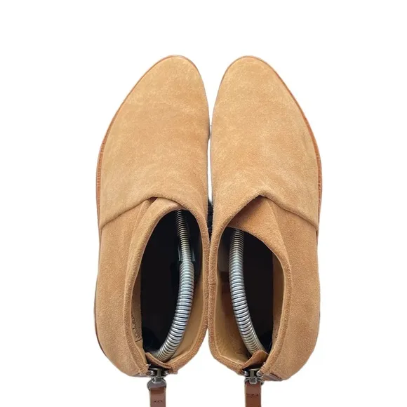 Soludos Venetian Tan Ankle Booties Womens Shoes Size 7 1/2