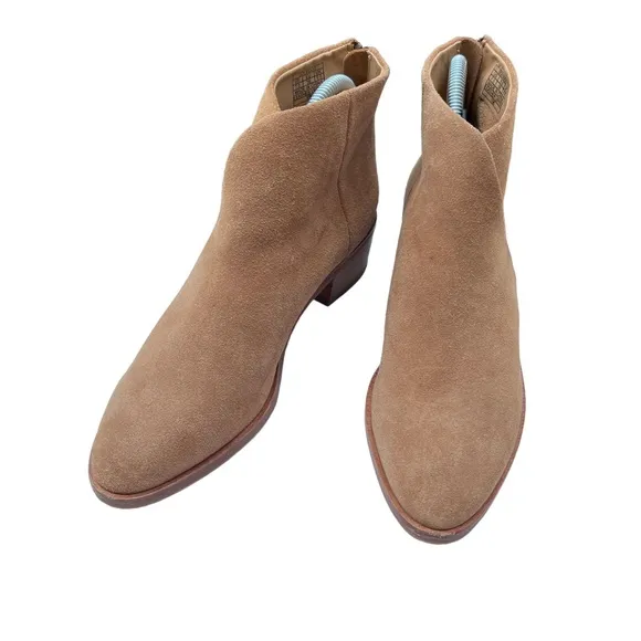 Soludos Venetian Tan Ankle Booties Womens Shoes Size 7 1/2
