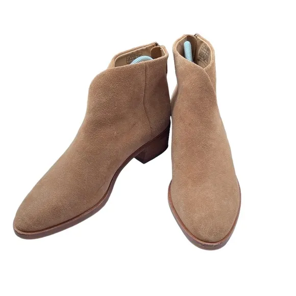 Soludos Venetian Tan Ankle Booties Womens Shoes Size 7 1/2