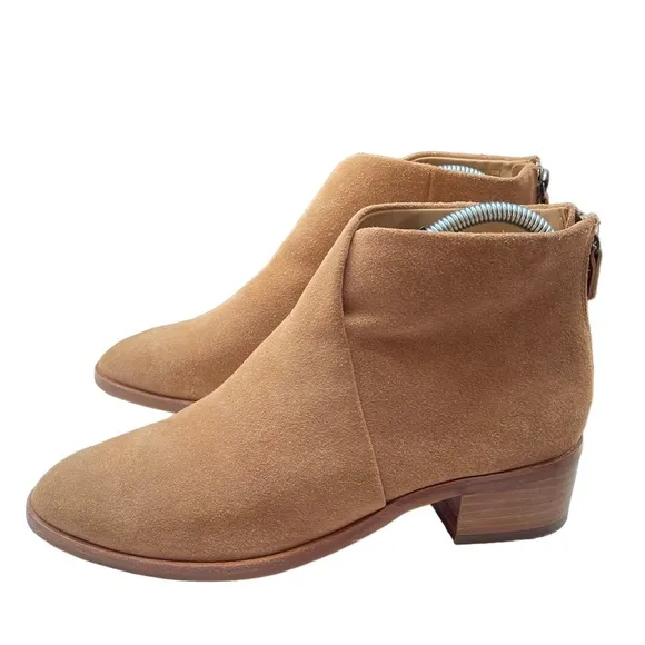 Soludos Venetian Tan Ankle Booties Womens Shoes Size 7 1/2