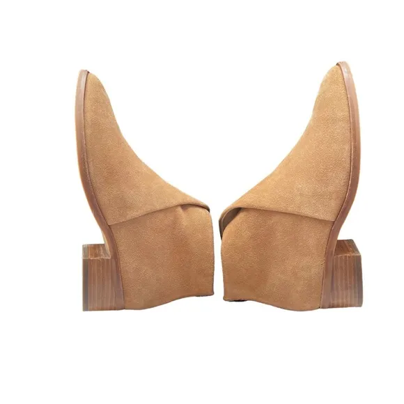 Soludos Venetian Tan Ankle Booties Womens Shoes Size 7 1/2