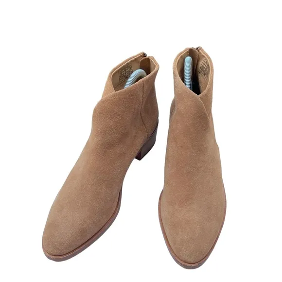 Soludos Venetian Tan Ankle Booties Womens Shoes Size 7 1/2