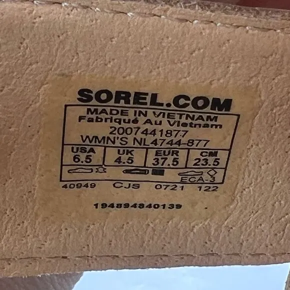 Sorel Explorer Blitz Stride Platform Sandal Faded Spark Women's 6.5 NWB
